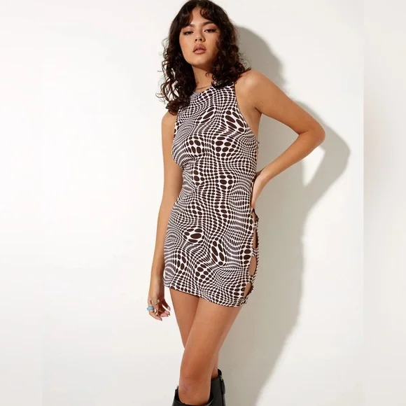 motel rocks bodycon dress THEO MAXI DRESS main image 1